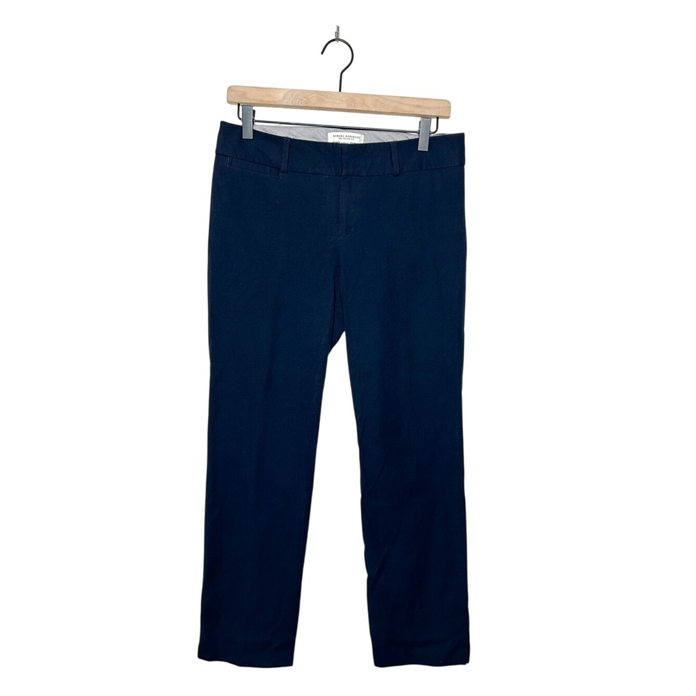 Banana Republic Womens The Sloan Fit Business Casual Trouser Pants Navy Blue 6